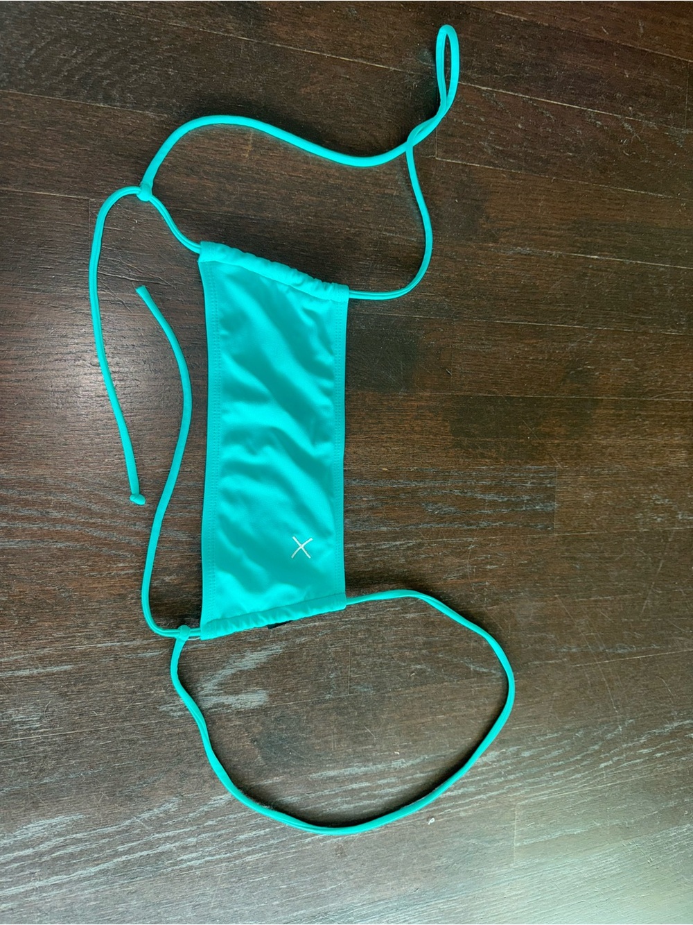 Boutine LA Aqua Blue Bandeau Tie-Side Bikini - Picture 2 of 5